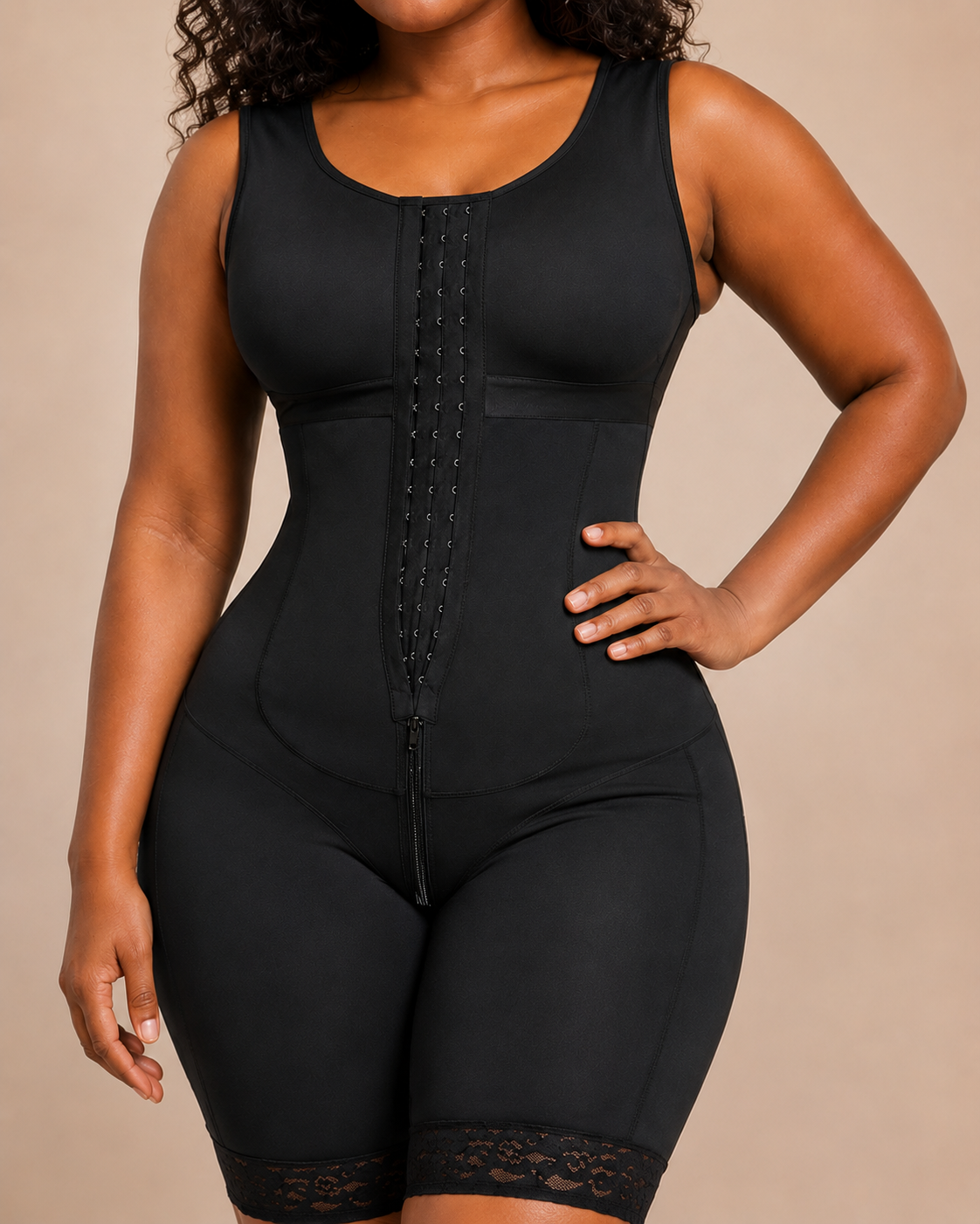 A Cinta Modeladora Completa Premium define a tua cintura, sustenta a barriga e transforma a tua silhueta instantaneamente. Sem dieta. Sem ginásio. Sem espera.
