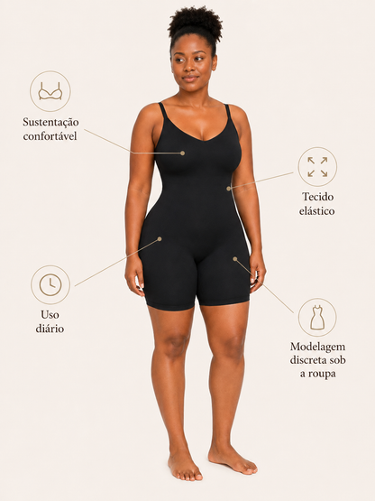 Body Redesign Pro™ — Shapewear Modelador Antes & Depois, Cintura Marcada e Barriga Lisa em Segundos, Corpo Completo Efeito Cirúrgico Sem Cirurgia, Cintura Alta Redesenha Seu Corpo em Segundos