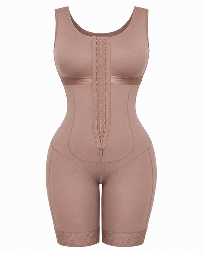 A Cinta Modeladora Completa Premium define a tua cintura, sustenta a barriga e transforma a tua silhueta instantaneamente. Sem dieta. Sem ginásio. Sem espera.